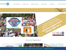Tablet Screenshot of lowrydenver.com